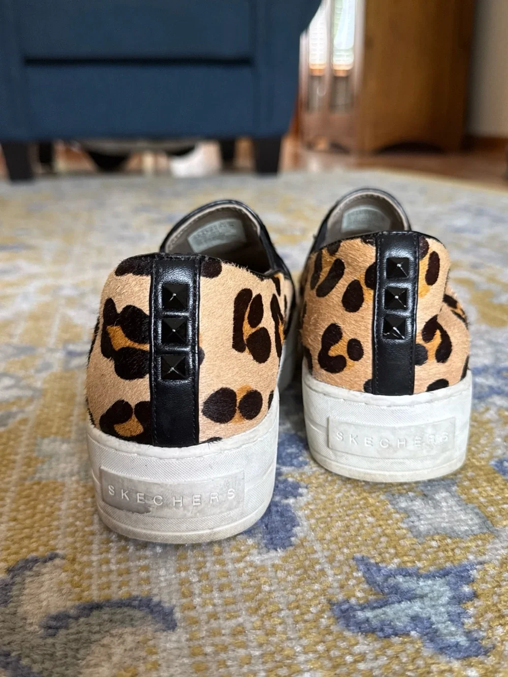Skechers leopard print